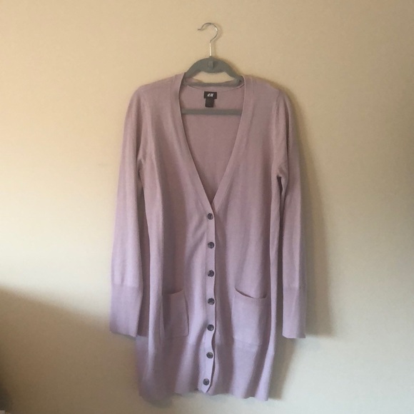 H&M Sweaters - H&M long knit acrylic cardigan